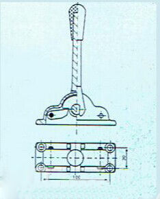  操縱機構(gòu)示意圖