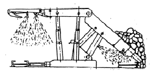 液壓支架噴霧示意圖